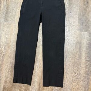 J. Crew Black Straight-Leg Chinos